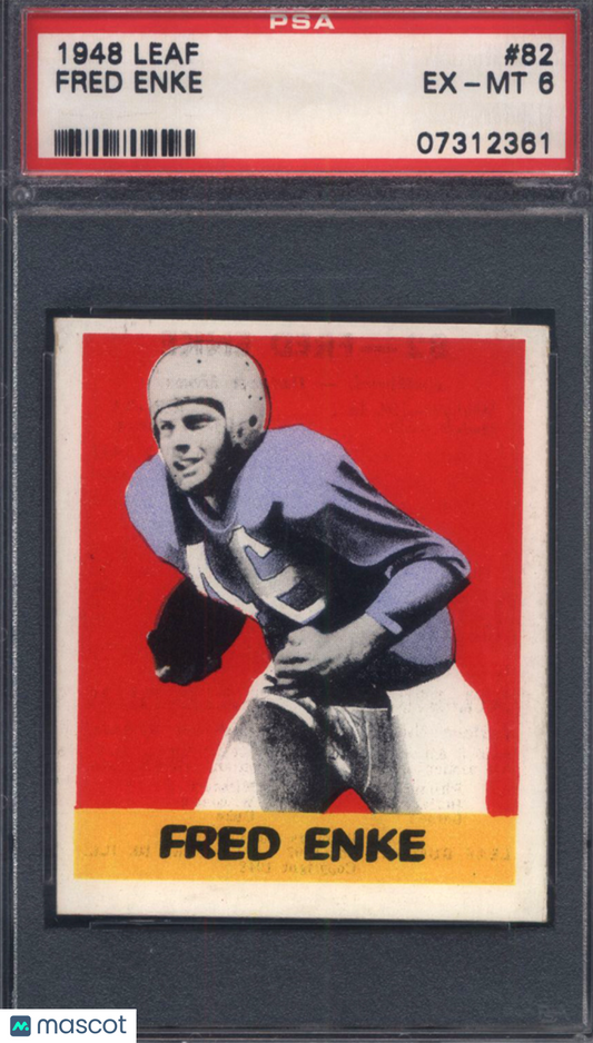 1948 Leaf #82 Fred Enke Lions PSA 6