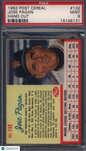 1962 Post Cereal #132 Jose Pagan Giants PSA 9 POP 6 (Only 2 Higher)