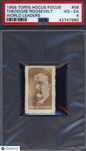 1956 Topps Hocus Focus World Leaders #58 Theodore Roosevelt PSA 4