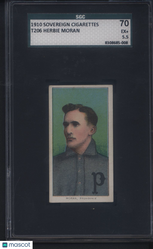 T206 Herbie Moran Providence SGC 5.5 Sovereign Back