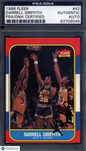 1986 Fleer #42 Darrell Griffith Auto Autographed PSA/DNA Authentic