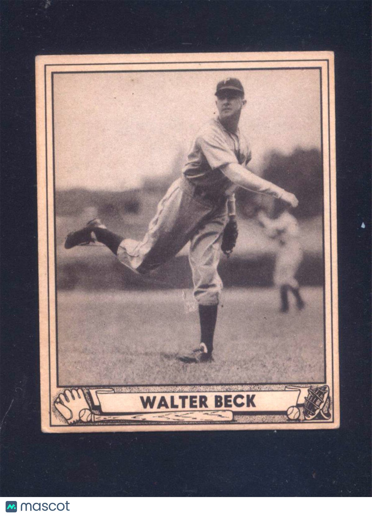 1940 Play Ball #217 Walter Beck Phillies (VG/EX)