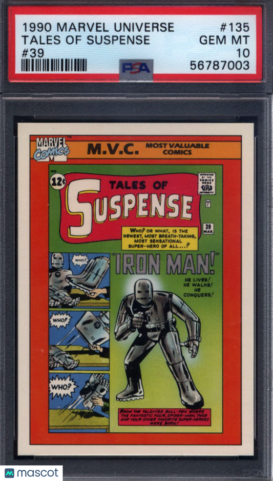 1990 Marvel Universe #135 Tales Of Suspense PSA 10