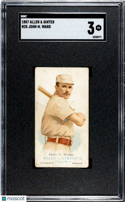 1887 N28 Allen & Ginter John Ward SGC 3