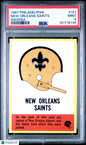 1967 Philadelphia #121 New Orleans Saints Insignia PSA 9 Pop 11