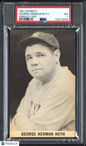 1961 Exhibits Wrigley HOF Babe Ruth Yankees PSA 7