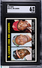 1967 Topps #242 N. L. RBI Leaders with Hank Aaron & Roberto Clemente SGC 6