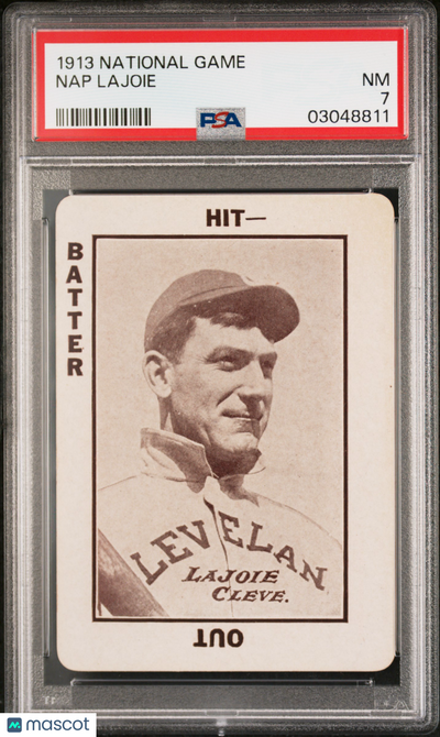 1913 National Game Nap Lajoie Cleveland PSA 7