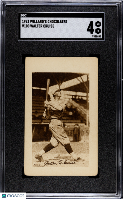 1923 V100 Willard's Chocolates Walter Cruise SGC 4