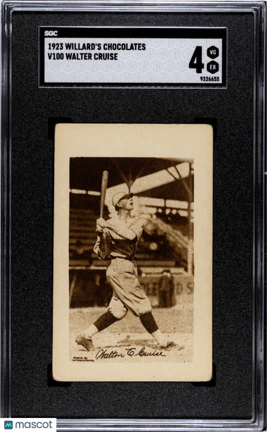 1923 V100 Willard's Chocolates Walter Cruise SGC 4