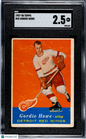 1957 Topps #42 Gordie Howe Red Wings SGC 2.5