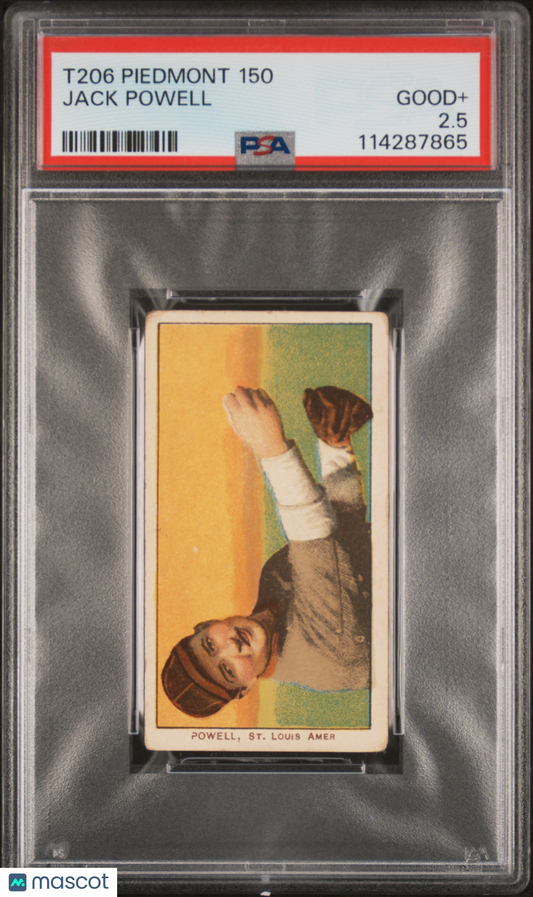 T206 Jack Powell St. Louis PSA 2.5 Piedmont Back