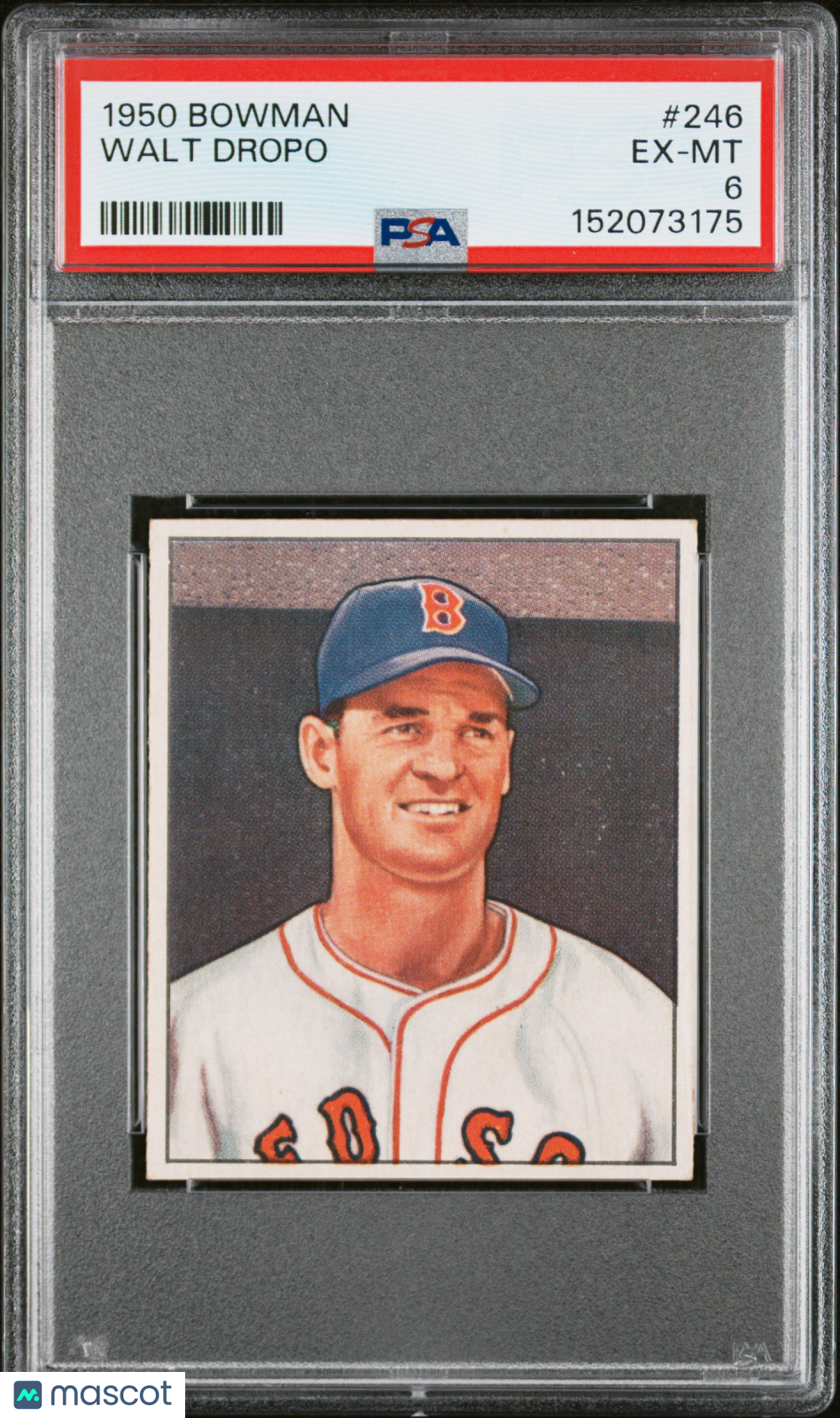 1950 Bowman #246 Walt Dropo Rookie Red Sox PSA 6