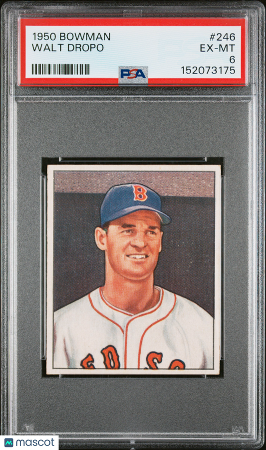1950 Bowman #246 Walt Dropo Rookie Red Sox PSA 6