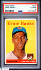 1958 Topps #310 Ernie Banks Cubs PSA 6