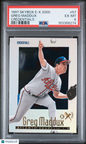 1997 Skybox E-X 2000 Credentials #57 Greg Maddux Braves /299 PSA 6