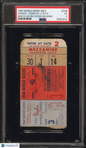 1960 World Series Game 3 Ticket Stub Mickey Mantle Home Run #14 PSA 3