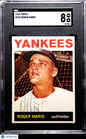 1964 Topps #225 Roger Maris Yankees SGC 8 Well Centered