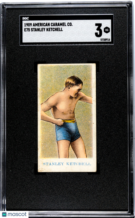 1909 E75 American Caramel Stanley Ketchell Boxing SGC 3