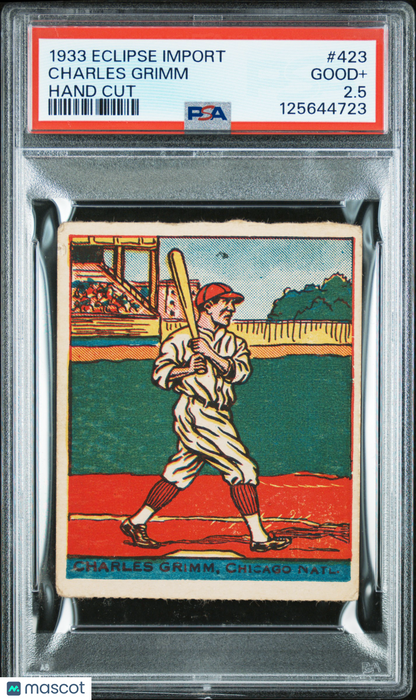 1933 Eclipse Import #423 Charles Grimm Chicago PSA 2.5