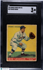 1933 Goudey World Wide Gum Co. #30 Frank Hogan Braves SGC 3