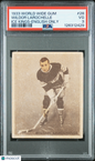1933 World Wide Gum Ice Kings #28 Wildor Larochelle Rookie English Only PSA 3