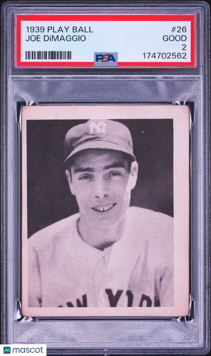 1939 Play Ball #26 Joe Dimaggio Yankees PSA 2