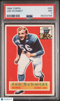 1956 Topps #44 Joe Schmidt Rookie Lions PSA 7
