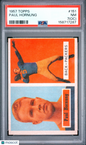 1957 Topps #151 Paul Hornung Rookie HOF Packers PSA 7 (OC)