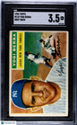 1956 Topps #110 Yogi Berra Gray Back Yankees SGC 3.5
