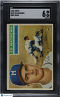 1956 Topps #107 Ed Mathews Gray Back Braves SGC 6