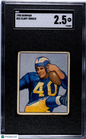 1950 Bowman #52 Elroy Hirsch Rookie HOF Rams SGC 2.5