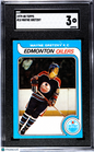 1979 Topps #18 Wayne Gretzky Rookie HOF Oilers SGC 3