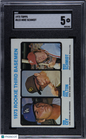 1973 Topps #615 Mike Schmidt Rookie HOF Phillies SGC 5