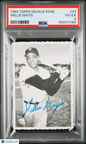 1969 Topps Deckle Edge #33 Willie Mays Giants PSA 4