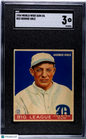 1934 Goudey World Wide Gum Co. #22 George Uhle Yankees SGC 3