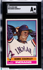1976 O-Pee-Chee #98 Dennis Eckersley Rookie HOF Indians SGC 9 Well Centered