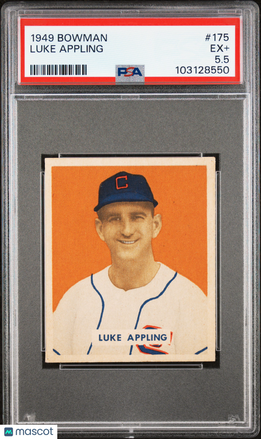 1949 Bowman #175 Luke Appling White Sox PSA 5.5