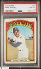 1972 Topps #299 Hank Aaron Braves PSA 8