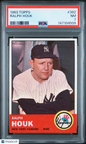 1963 Topps #382 Ralph Houk Yankees PSA 7