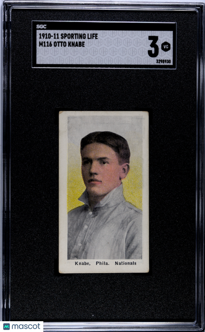 1910 M116 Sporting Life Otto Knabe Philadelphia SGC 3