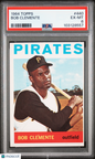 1964 Topps #440 Roberto Clemente Pirates PSA 6