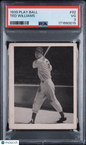 1939 Play Ball #92 Ted Williams Rookie HOF Red Sox PSA 3