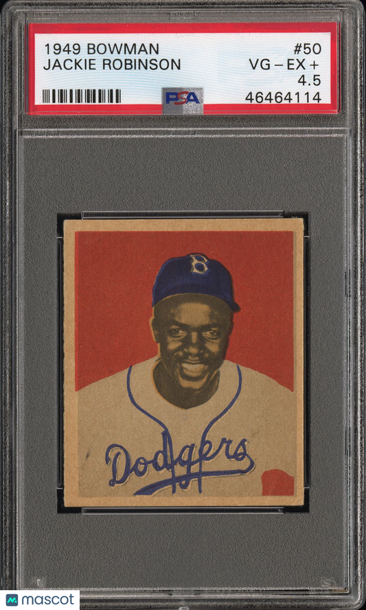 1949 Bowman #50 Jackie Robinson Dodgers PSA 4.5