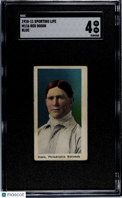 M116 Sporting Life Red Dooin Blue Background Philadelphia SGC 4