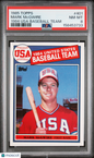 1985 Topps #401 Mark Mcgwire Rookie 1984 Usa Baseball Team PSA 8