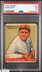 1933 Goudey #181 Babe Ruth Yankees PSA 1.5
