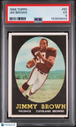 1958 Topps #62 Jim Brown Rookie HOF Browns PSA 5