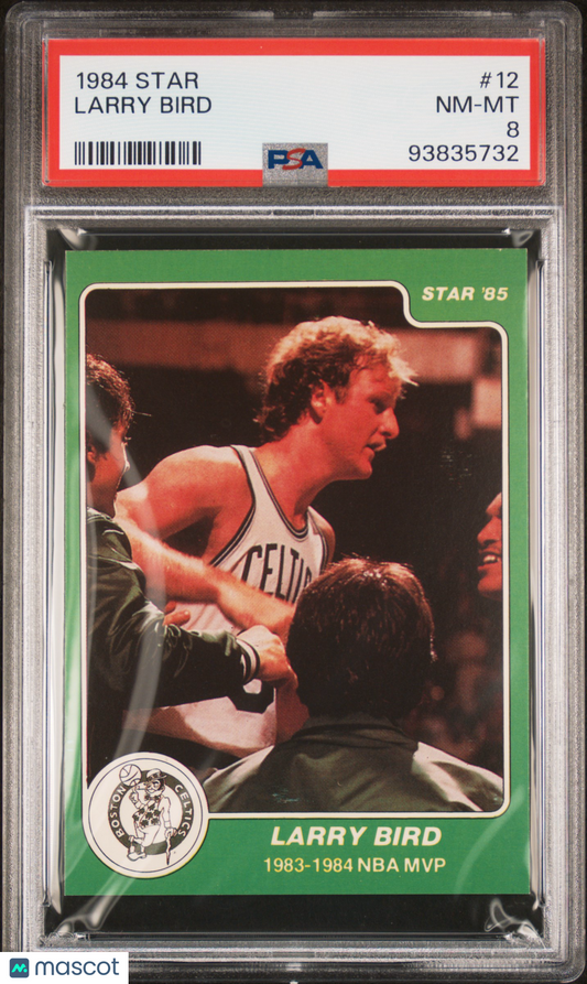 1984 Star #12 Larry Bird Celtics PSA 8
