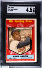 1959 Topps #561 Hank Aaron All Star Braves SGC 4.5